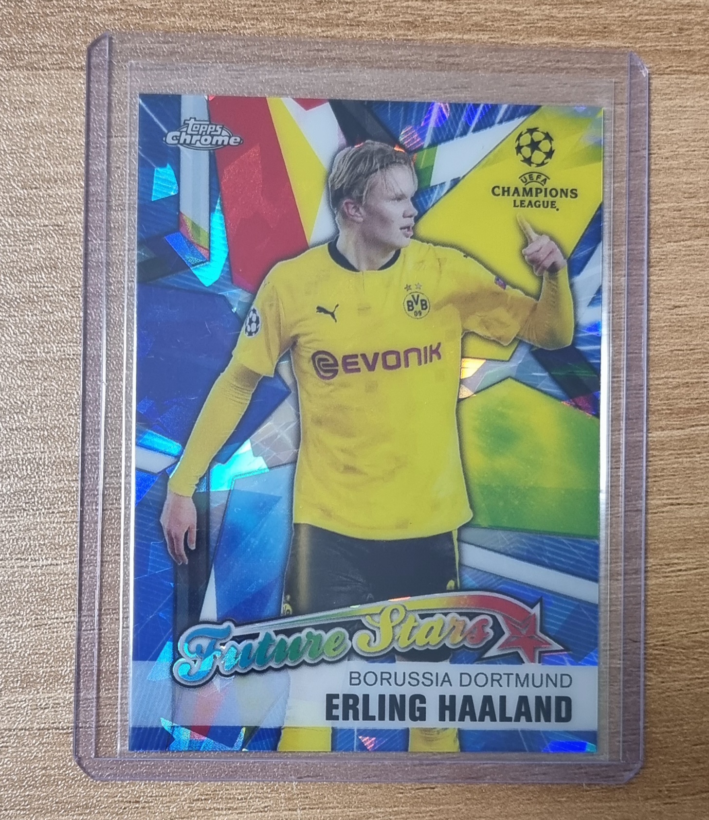 엘링 홀란드 2020-21 Topps Chrome Sapphire Future Stars Erling Haaland 홀란 축구 카드
