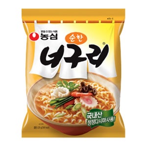 농심 순한 너구리 120g X 40봉