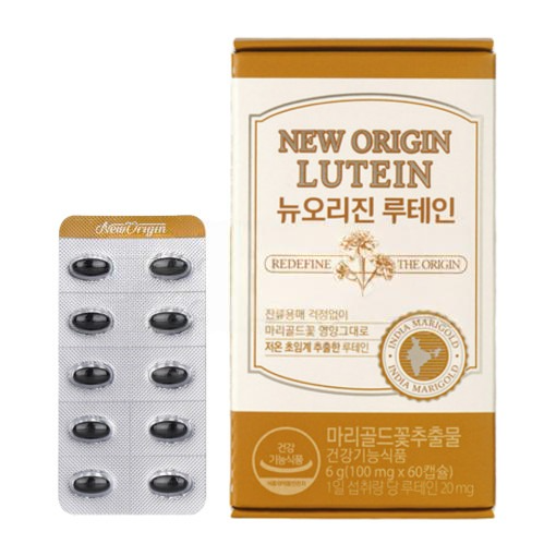 뉴오리진 루테인 110mg 60캡슐 효능 올리브영 코스트코