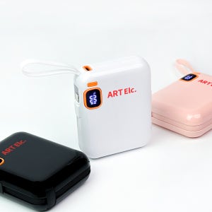 아트일렉 미니 보조배터리 10000mAh 일체형 고속 충전 여행용 비행기 기내반입