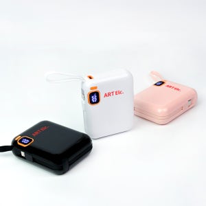 아트일렉 미니 보조배터리 10000mAh 일체형 고속 충전 여행용 비행기 기내반입