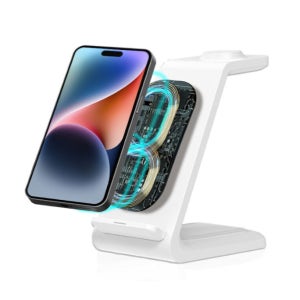 3IN1 고속 무선충전기 거치대 애플워치 아이폰 아이팟 3대 동시충전 가로세로 충전가능