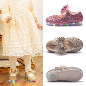 마리앤키즈 여아털구두 LED 겨울 여아 유아 털 구두