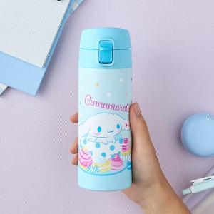 NEW 락앤락 스쿨핏 산리오 시나모롤 원터치 텀블러 400ml