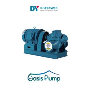 대영파워펌프 DDV 520-200 양흡입벌루트펌프 250A G/P 그랜드패킹타입 모터별도