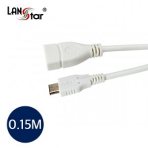 랜스타 USB 3.1 C타입 to AF 케이블 0.15M LS-U31-CM3AF-0.15M