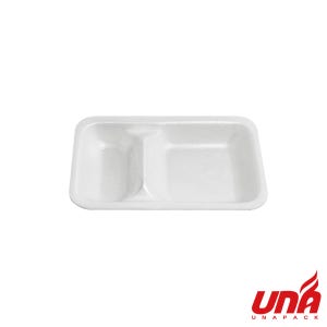 PSP 2칸 찬기 반찬용기 4000개 발포 스치로폴