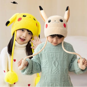 귀움직이는 토끼모자 귀달이모자 니트비니 털 d252