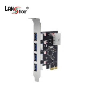 랜스타 4포트 USB3.0 PCI-Express 카드 LS-EX304