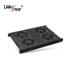 랜스타 허브랙 서버랙 1U 4팬 쿨링팬 LS-HS4FAN