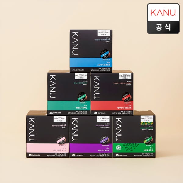 [슈퍼적립] 카누 돌체구스토 호환캡슐 기획구성 16개입 6팩 6가지 맛 외 16종