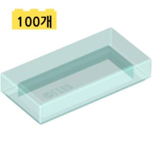 레고부품 3069b 투명 연한파랑 타일 100개 Trans Tile 1x2 4667222