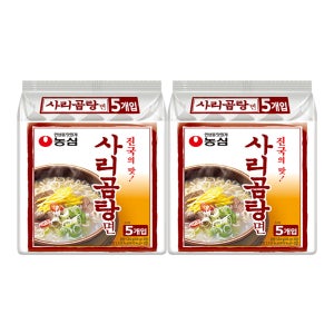 농심 사리곰탕면 110g, 10개