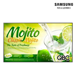 삼성 사이니지 55QBC 광고 모니터 4K UHD 디지털 DID 디스플레이 LH55QBCEBGCXKR+스탠드 (삼성직접설치)