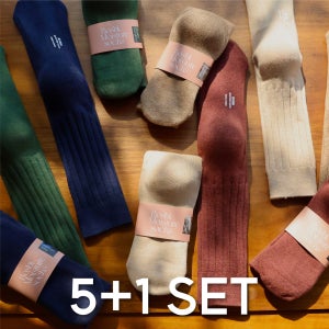 [5+1SET] 보스비 블렌디드 보습양말 5+1 이벤트