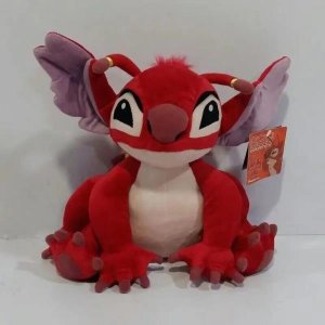 디즈니 Lilo & Stitch LEROY 봉제 인형 장난감 선물, 빨간 35cm