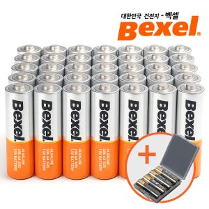 벡셀 AA AAA 건전지 벌크 알카라인 48알 리모컨