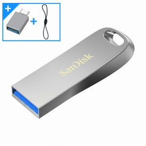 샌디스크 USB 3.1 외장 메모리 128GB 128기가 SDCZ74 + C타입젠더 고리줄