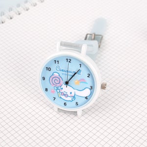 산리오 시나모롤 바늘시계 아동 초등학생 중학생 주니어 청소년 손목시계 성탄 생일 입학선물