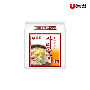 농심 사리곰탕면 110g x 5개입 봉지라면