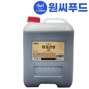 원씨푸드 마산 몽고 진간장 말통 13L 몽고식품 업소용 대용량