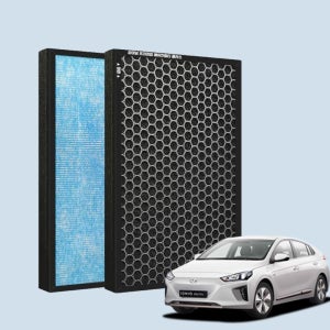 [호환]파이널 현대 자동차 차량용 아이오닉 EV PHEV 하이브리드 활성탄 에어컨필터 PM0.3 P11