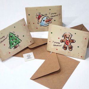 포레로 크리스마스 카드 엽서 성탄절 연말 편지 세트구성