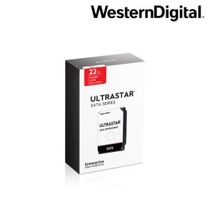 [WD공식총판점] Ultrastar HC570 22TB WUH722222ALE6L4 1PACK 패키지 무상3년 서버 NAS