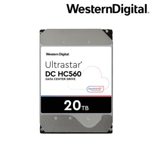 [WD공식총판점] Ultrastar HC560 20TB SATA3 WUH722020ALE6L4 무상5년 서버 NAS 데스크탑 하드디스크 HDD
