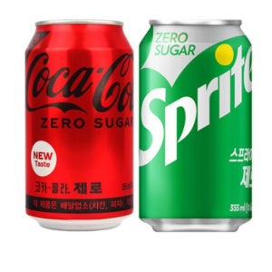 코카콜라 제로 업소용 355ml 12입 + 스프라이트 제로 355ml 12입