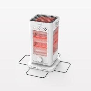 [와이드형 그릴] 프롬비 오방난로 전기히터 난방기 스토브 무소음 발터치 FE241 화이트