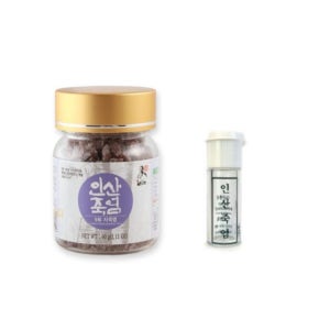 인삼죽염 자색죽염 미네랄소금 고체60g 구운 자죽염