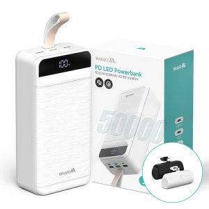밸류엠 대용량 보조배터리 도킹형세트 50000mAh 고속충전 아이패드 에어 5세대