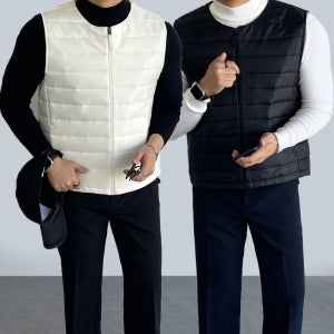 캠핑조끼 남자누빔조끼