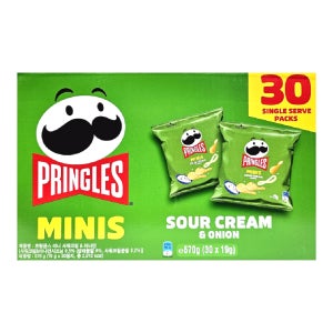 코스트코 프링글스 미니 사워크림 & 어니언 570G [19G X 30팩]