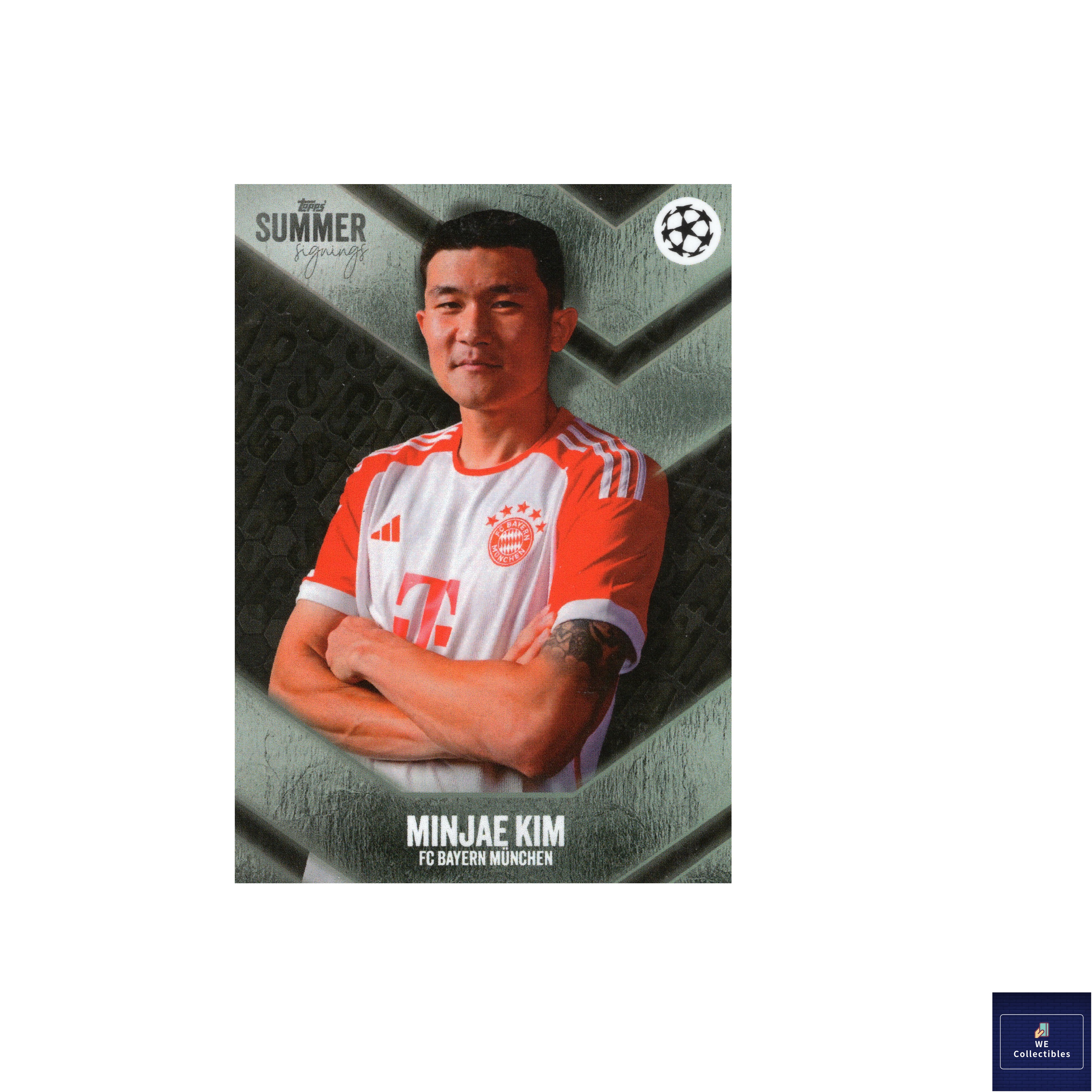 김민재 탑스 썸머 싸이닝 2023 Topps UEFA 축구카드 챔피언스리그 3701
