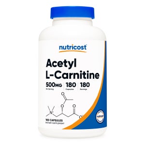 뉴트리코스트 아세틸 L-카르니틴 500mg 180캡슐 6개월분