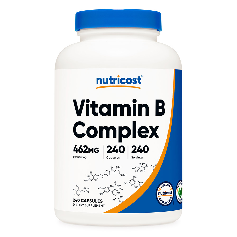 <b>뉴트리</b>코스트 <b>비타민</b>B 컴플렉스 462mg 240캡슐 고함량 <b>비타민</b>B군