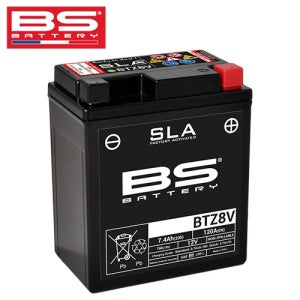 BS 배터리 SLA 타입 BTZ8V 12V 7.4Ah - PCX(16-), YZF-R3, XMAX300, CBR300R, CBR400RR