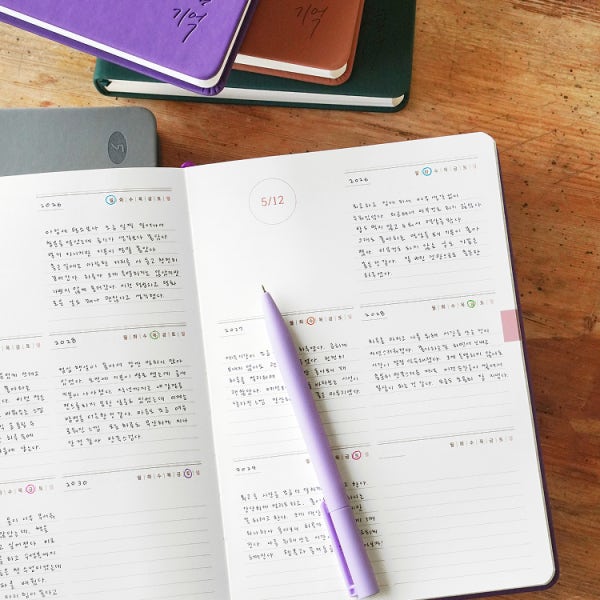 [잉크파인] 리뉴얼 오늘기억 5년다이어리 성인 감사 일기 육아 성장 일기장 만년다이어리