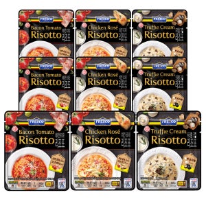 오뚜기 프레스코 리조또 250g 베이컨토마토 3개+트러플크림 3개+치킨로제 3개