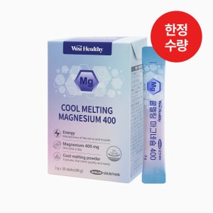 삼진제약 위시헬씨 쿨멜팅 마그네슘 400 30포, 1개