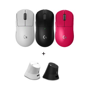 로지텍 G PRO X SUPERLIGHT 2 무선 마우스 + 호환 충전 독 로지텍코리아 정품