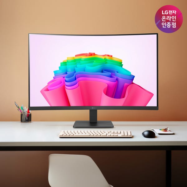 최대 21만 LG전자 32MR50C 80cm(32인치)커브드 모니터 업무용 100Hz