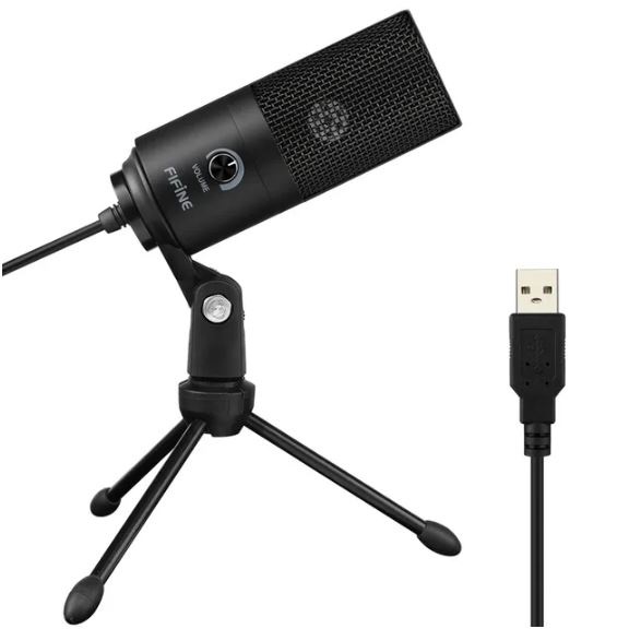파이파인 FIFINE 콘덴서 마이크 게이밍 레코딩 녹음용 유선 USB 연결형 K669