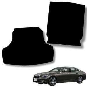 BMW 5 G61 전차종 논슬립 풀커버 차량용 고무 트렁크매트 블랙(엣지포함) 5인승