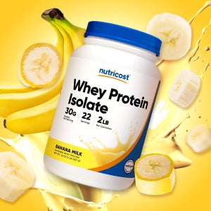 뉴트리코스트 분리유청 단백질 맛있는 보충제 WPI 프로틴 바나나우유맛, 907g, 1개