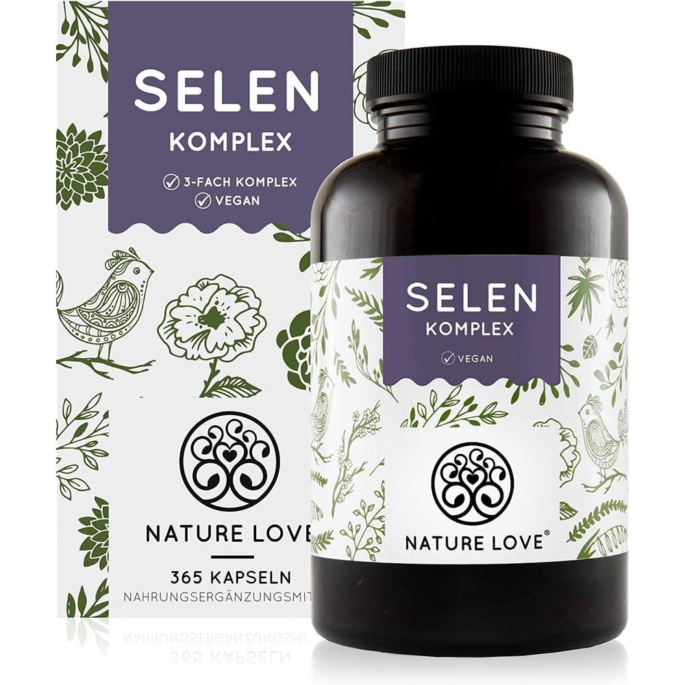 <b>Nature Love</b> Selenium Complex Vegan 독일 <b>네이처러브</b> 비건 복합 셀레늄 365캡슐