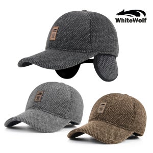 화이트울프 방한모자 군밤장수 귀마개 모자 귀달이 귀도리 방한모 트래퍼햇