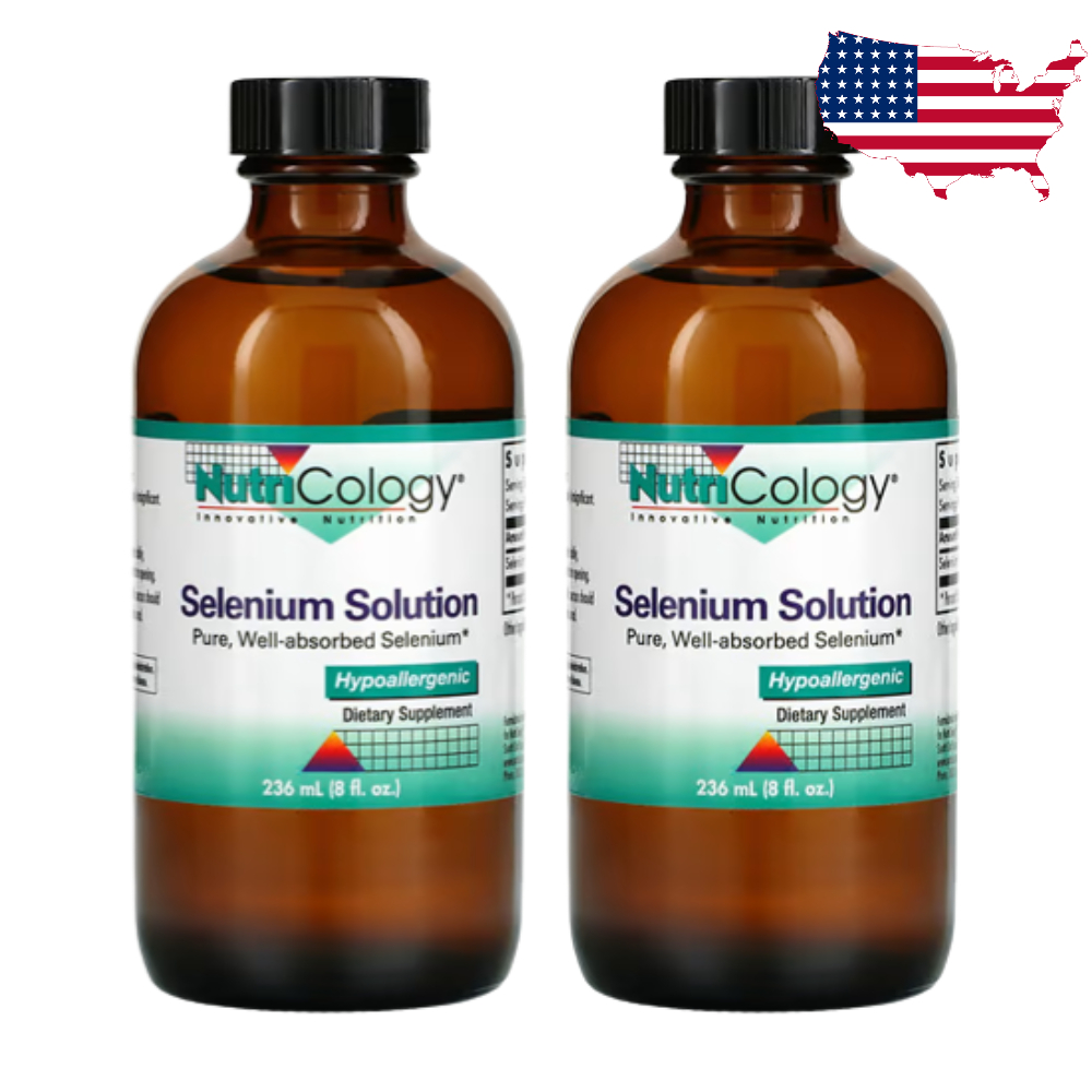 뉴트리콜로지 액상 셀레니움 <b>셀레늄 솔루션</b> 8oz 236ml 무기 셀레나이트 2개